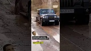 Rescuing a Stuck Thar: Offroad Adventure #mahindrathar #thar #offroad #jeeplife #tharlover #punjab