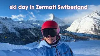 лыжный день в Церматте, Швейцария