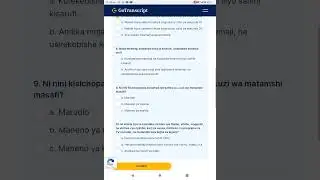 Go Transcript: 100% Accuracy Swahili answers January 9