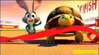 Tortoise and Hare Running Race #cartoon #kids  #baby  #comedy