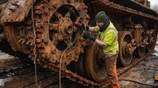 Restoring the BIGGEST Gun Tank in the World | FV4005 Start to Finish by @MrHewes