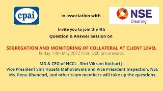 # 4th CPAI- NCL session on segregation of client collaterals
