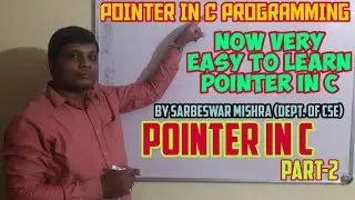 POINTER IN C PROGRAMMING | POINTER PART-2 | POINTER IN C | RAJ CLASSES | POINTER| POINTER IN DETAILS