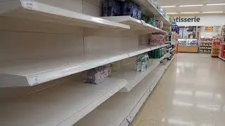 PANIC BUYING LEAVES EMPTY SHELVES AT WALMART IN ROANOKE VIRGINIA 2022 #roanoke