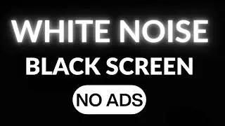 Sleep White Noise Black Screen | 24 Hours Ad-Free Insomnia Relief, Calm, Relax & Study Sound