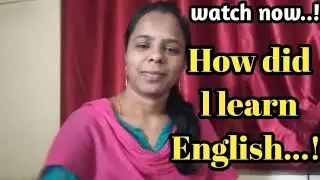 👉How did i learn English language| Tips and technics to learn English| my learning journey|#english