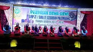 Tari saman perpisahan SMP/SMA IT IZZUDDIN Palembang