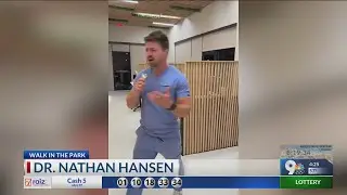 Dr. Nathan Hansen aka viral dentist take 'Walk in the Park'