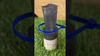The simple method that keeps your washer hose in place #HomeFix #LaundryRoom #SecureHose