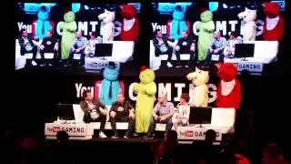PAX Prime 2015 - Northernlion on YouTube Gaming stage with IGN crew