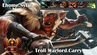 Dota 2 Pro Replay | Carry | Troll Warlord [Ehome.Sylar] | ~8684mmr | 7.26c