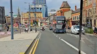 Stratford Road Birmingham to High Street Deritend and Digbeth by Bus, Birmingham City Centre 