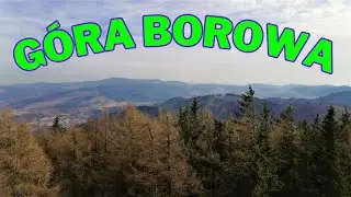 Góra Borowa 853 m n.p.m. - trasa na szczyt, szczyt oraz widoki z wieży widokowej