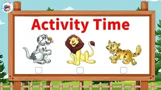 Activity Time | Tick The Domestic Animals And Cross Out The Wild Animals