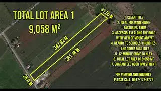 Farm lot for sale (38,149 m&sup2;) located in Anao, Mexico, Pampanga