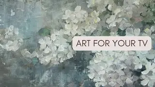 Vintage Hydrangea Flowers Still Life | TV Art Vintage | Vintage Still Life | Art For Your TV