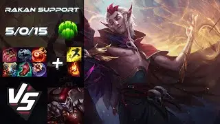 SUPPORT Rakan vs Shaco - EU Grandmaster Patch 14.23