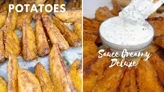 🍟POTATOES AU FOUR & SAUCE CREAMY DELUXE #potatoes #creamy #macdonald