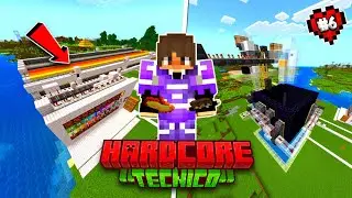 Constru&iacute; La MEJOR GRANJA de GRAVEDAD y MOJADORA de CONCRETO en HARDCORE Bedrock