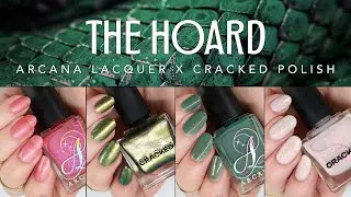 💅 Swatching The Horde Collab from Arcana Lacquer x Cracked Polish #nails #indiepolish #shiningnails