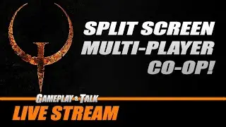 QUAKE Splitscreen CO-OP with @MichaelMackertMusic | Gameplay and Talk Live Stream #347 - Nightmare
