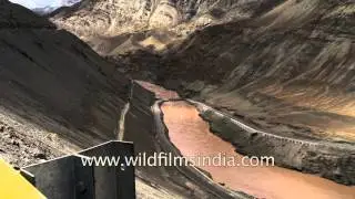 Confluence of Indus and Zanskar river in Saspul Nimmo