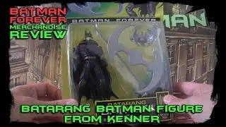 Batman Forever Merchandise Review - Batarang Batman figure from Kenner