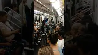 Taking the nyc subway to work