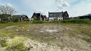 Heiwerk kavel door Plomp Funderingstechniek in opdracht van Selekthuis #week 1 #timelapse #kavel