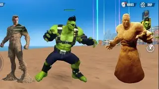 Hulk vs Sandman Full Fight 🕷️💪 | Spider Fighter 3 Android Gameplay