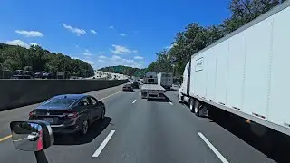 9/8/25, Virginia I-95 Traffic | Truck Driver POV OXON HILL MD to Doswell VA