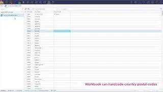 Global system settings: Postal and country codes