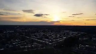 Sunset in NE Philadelphia & Limerick Generating Station in the distance.