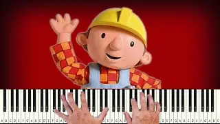 Bob The Builder Theme - Can We Fix It - PIANO TUTORIAL