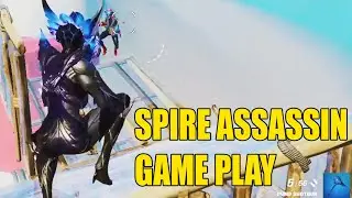 Spire Assassin Skin Game Play in Fortnite Zone Wars