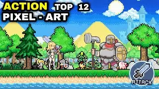 Top 12 Best ACTION PIXEL ART Games Android iOS 2022 (OFFLINE ONLINE) LOW SIZE Games Pixel-Art Mobile