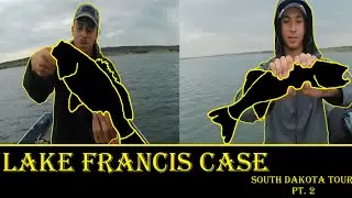MASSIVE FISH on Lake FRANCIS CASE (South Dakota Tour day 2)