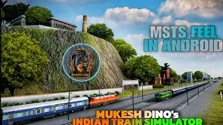 Indian train simulator live in Hindi real msts feel in Android mobile ||MUKESH_DINO's is live!