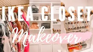 Huge Closet Transformation using Ikea Billy Bookcases! DIY Built in bookcases/ Easy Ikea Hacks!!