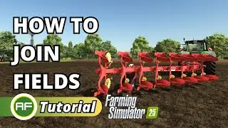 Как объединить поля в Farming Simulator 25