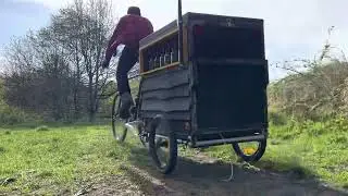 Field Station: Mobile ecology/art lab in a trailer (towed by converted ebike).