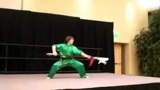 Green Dragon Half Moon Spear