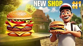 I Opened My New Shop 🍔 || Burger Station Simulator 🍟Mobile Gameplay Walkthrough (Android, iOS)