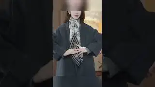 Matching fashionaccessories Silk Scarf wearoutSense of luxury