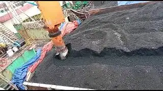 Coal unloading by siwertell ship unloader for coal basis thermal power plant in BD