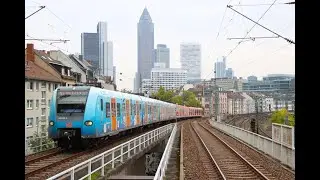 [30 Jahre RMV Werbezug] DB Regio S-Bahn Rhein Main Z&uuml;ge in Frankfurt am Main Westbahnhof