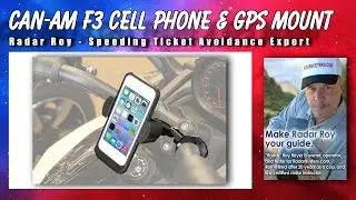 Крепление для мобильного телефона и GPS на мотоцикл Can Am F3