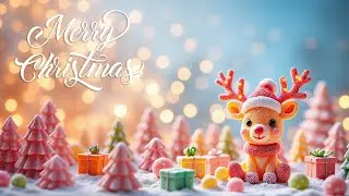 Christmas Instrumental Music | Winter Candyland Reindeer | Relaxing & Festive Holiday Vibes