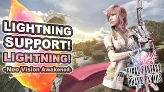 Final Fantasy Brave Exvius - Unit Reviews, Guides, Rotations - How to Use Lightning!