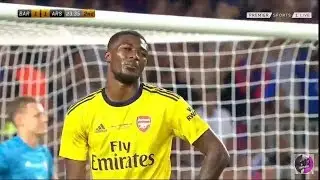 Ainsley Maitland Niles Own Goal vs Arsenal 1-1 Barcelona vs Arsenal - 08/04/2019